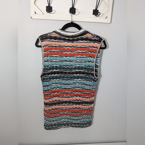 Vintage M. Missoni zigzag stripe corset sleeveless sweater - Picture 6 of 9